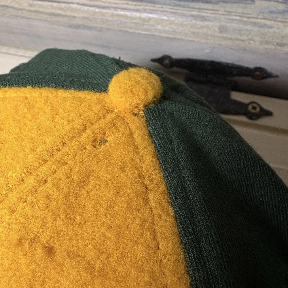 Vintage Seattle Super Sonics NBA Script Nike Fitted Hat Cap Sz 7 5/8- 7/78 Wool